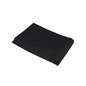 Drap plat noir 100% coton