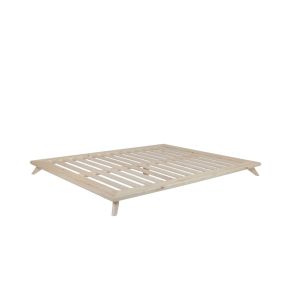 Lit futon senza en bois massif naturel - Hôtellerie