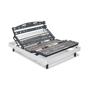Sommier Electrique de Relaxation Someo Royal Imitation Frêne Blanc