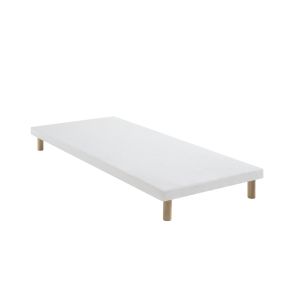 Sommier hôtellerie extra-plat tapissier blanc 7 cm Étoile - SOMEO 70x190