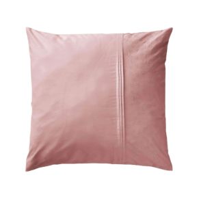 Taie d'oreiller 100% coton broderie anglaise rose