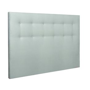 Tête de lit déco capitonnée vert opaline - Someo