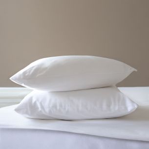 Lot de 2 protège oreillers 100% coton anti-acariens - SOMEO
