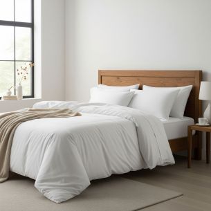 Parure de lit 100% coton Terre de Nuit ambiance