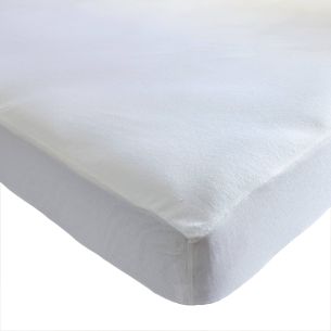 Protège matelas 100% coton bio molleton imperméable bonnet 27 cm à 30 cm - SOMEO