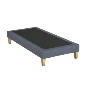 Sommier hôtellerie déco tapissier bleu océan - SOMEO 70x190