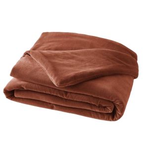 Bout de lit velours de coton 90x200 cm