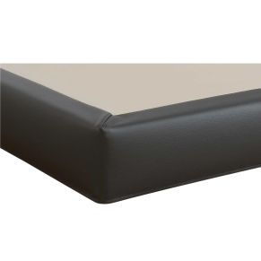 Cache-sommier intégral simili cuir