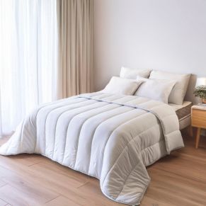 Couette chaude hiver 500gr/m² anti-acariens et anti-bactériens