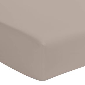 Drap housse percale lin bonnet 40 cm 140x190 cm - Hôtellerie