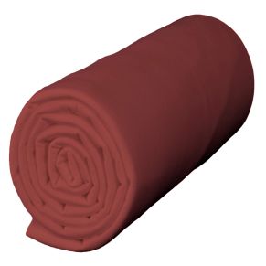 Drap housse jersey terre de sienne bonnet 30 cm