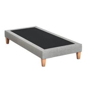 Sommier hôtellerie déco tapissier gris céleste - SOMEO 70x190