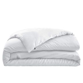 Housse de couette en bambou 240x220 cm blanc chantilly