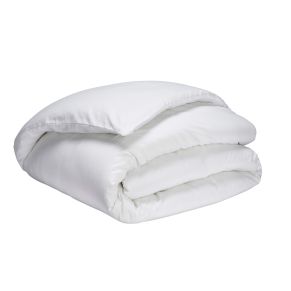 Housse de couette 100% coton biologique blanc