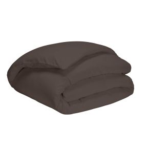 Housse de couette zinc 100% coton 140x200 cm - Hôtellerie