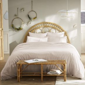 Housse de couette 100% coton broderie anglaise