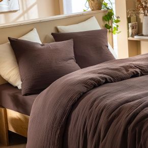 Housse de couette gaze de coton Terre de Nuit JUNE