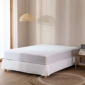 Protège matelas bouclette imperméable - bonnet 27 cm