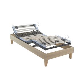 Sommier électrique Someo TPR 50 décor chêne clair 80x200