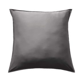 Taie d'oreiller en bambou 63x63 cm anthracite