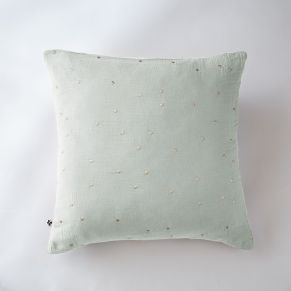 Taie d'oreiller gaze de coton Gaïa Chic 60x60 cm