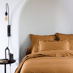 Taie d'oreiller coton percale Jaune 65x65 - SOMEO