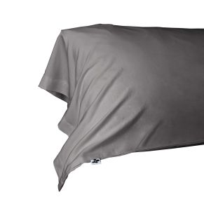 Taie de traversin en bambou 85x185 cm anthracite