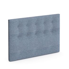 Tête de lit hôtellerie déco capitonnée bleu océan - SOMEO 140
