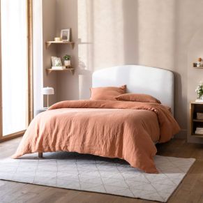 Tête de lit déco bouclette 145 cm blanc