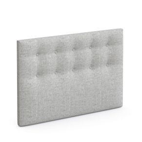 Tête de lit hôtellerie déco capitonnée gris céleste - SOMEO 140