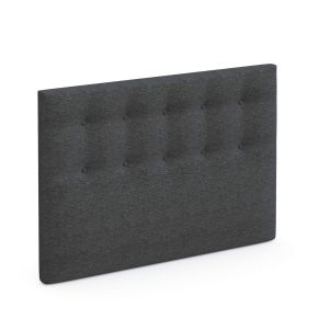 Tête de lit hôtellerie déco capitonnée nuit noire - SOMEO 140