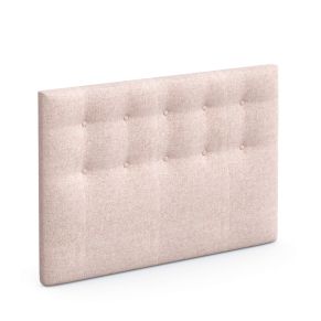 Tête de lit hôtellerie déco capitonnée rose pivoine - SOMEO 200