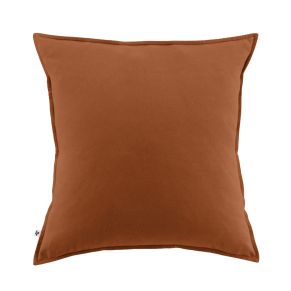 Taie d'oreiller flanelle orange