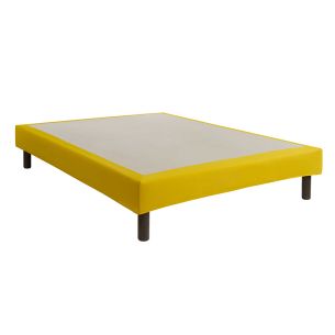 Cache-sommier intégral 100% coton safran