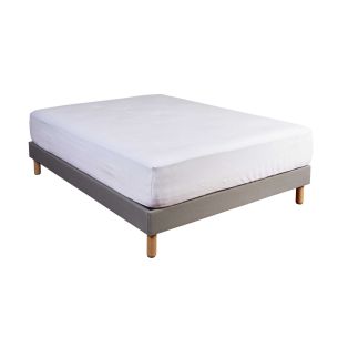 Protège matelas molleton 100% coton - bonnet 40 cm