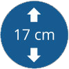 17 cm